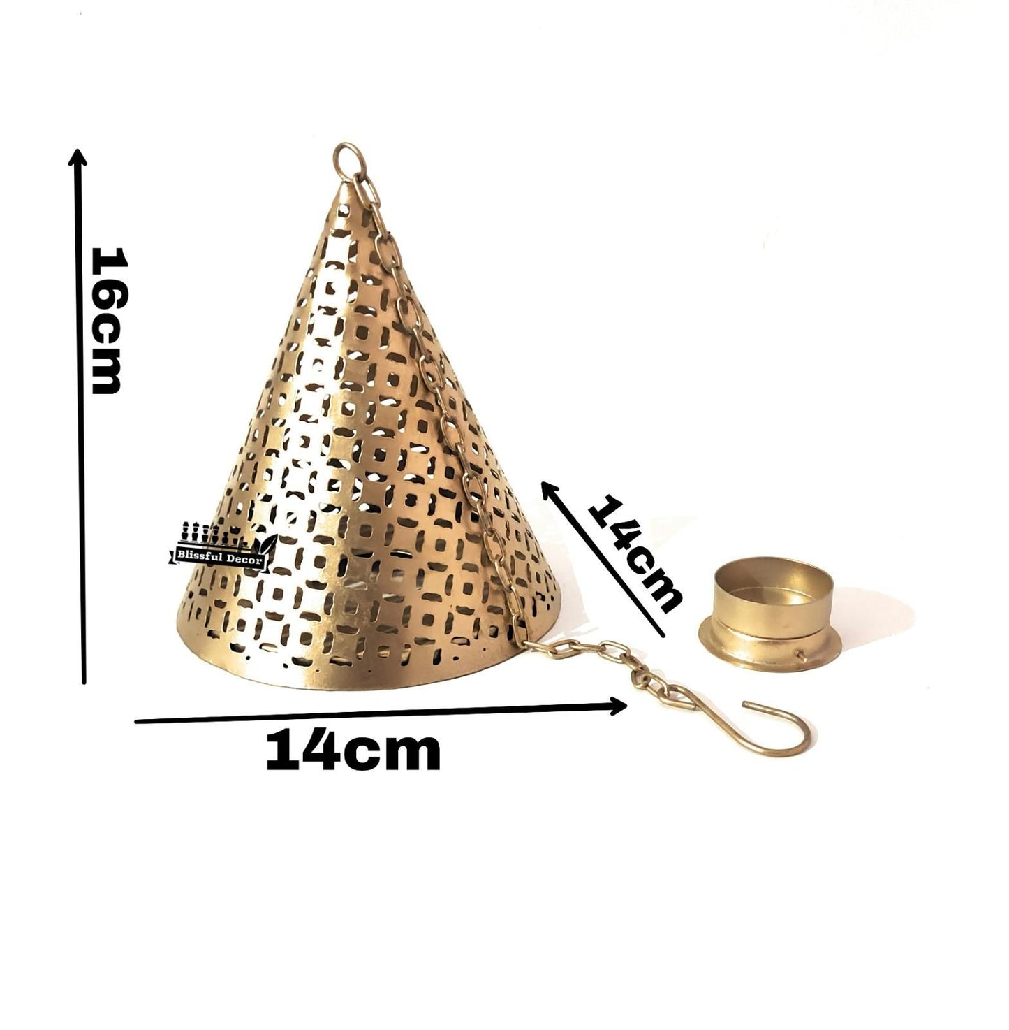 Hanging Cone Tea Light